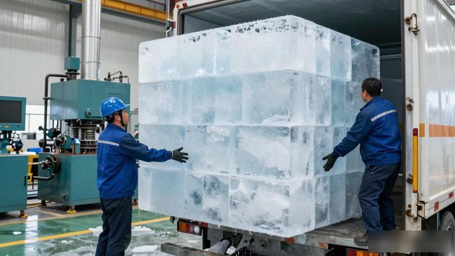 工业大冰块配送服务_深圳工业大冰块配送_工业冰块降温效果