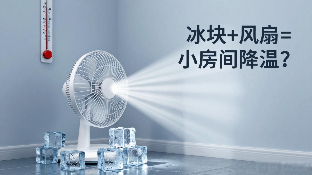 冰块与风扇组合降温效果分析_冰块如何有效降温_深圳室内房间降温冰块