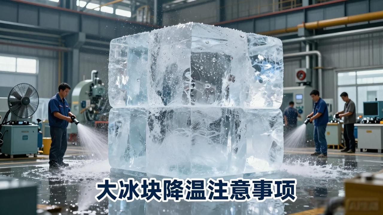 深圳高温天气降温大冰块，工厂车间降温神器来了