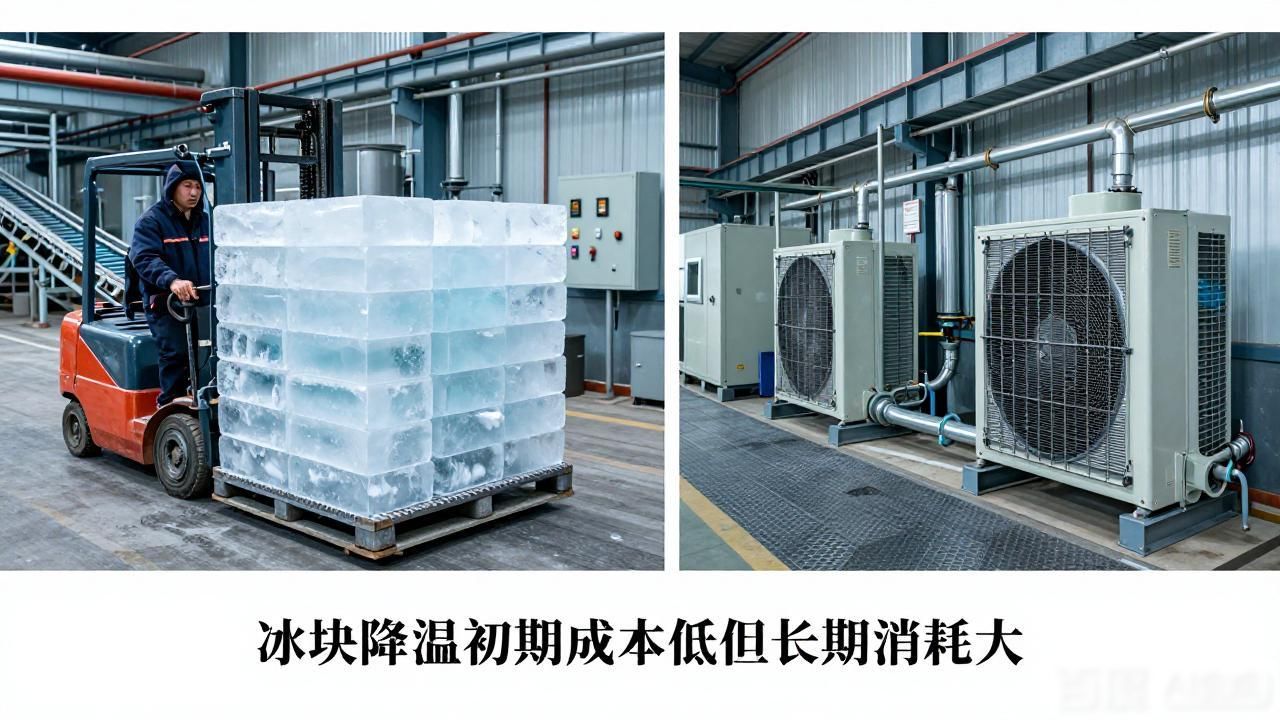 工厂车间降温冰块_车间冰块降温方案_工业车间低成本降温方法