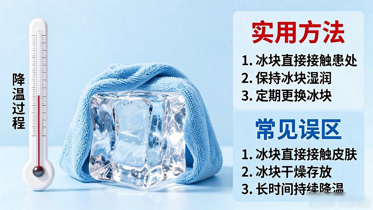 深圳冰块物理降温的实用方法与常见误区