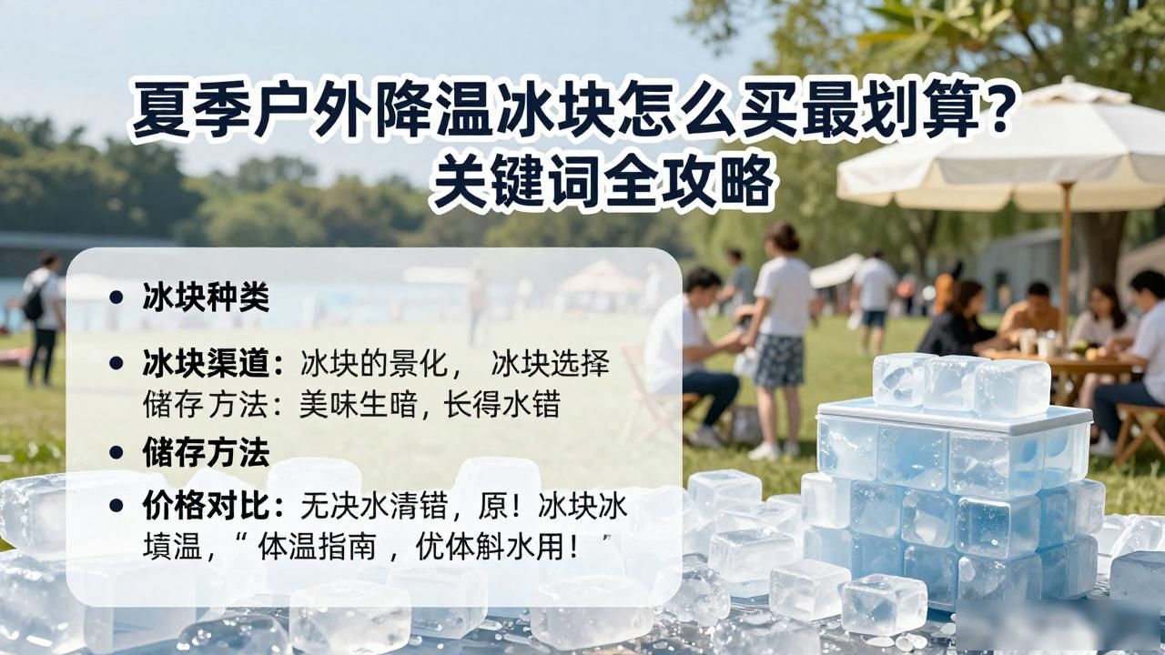 夏季户外降温冰块怎么买最划算？深圳+关键词全攻略