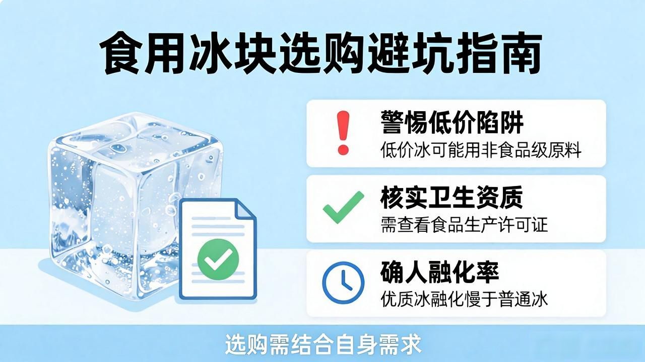 深圳食用冰块公司靠谱吗？深度解析选购避坑指南