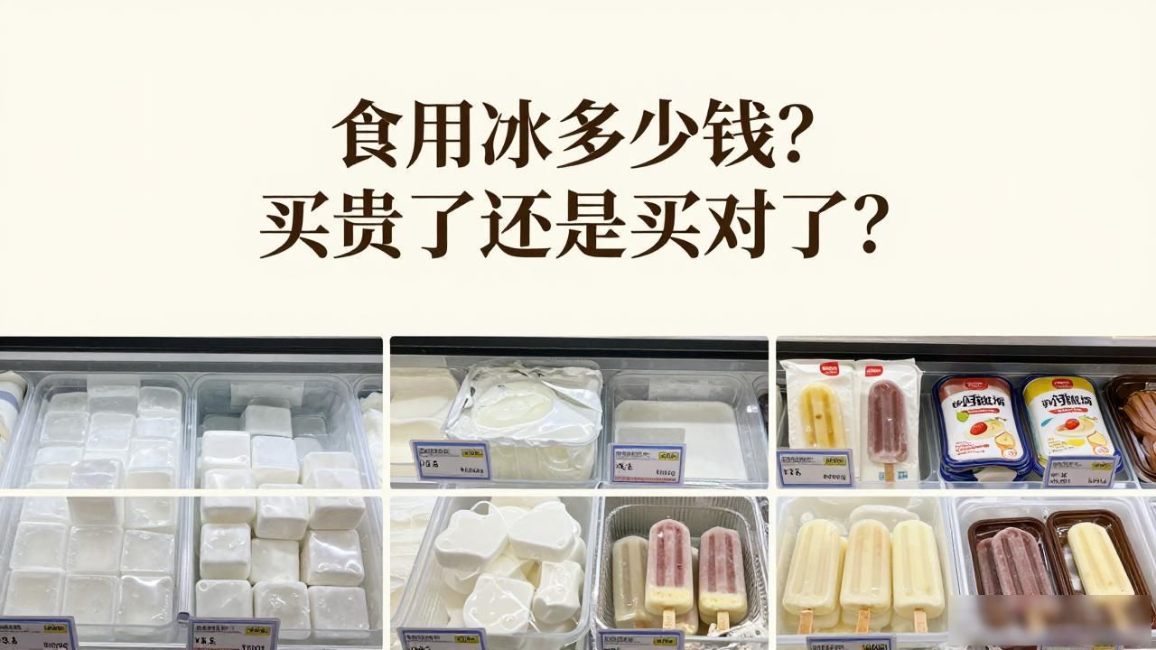 深圳食用冰多少钱？买贵了还是买对了？