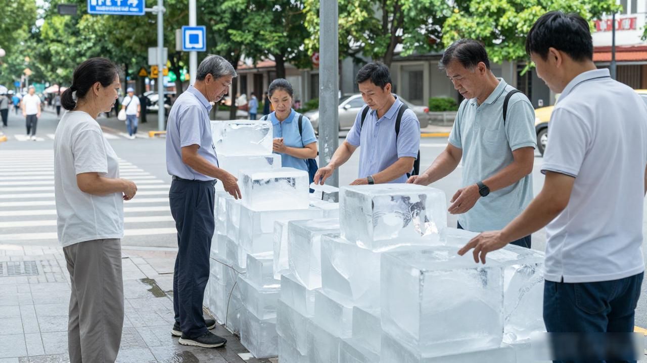 prov_or_city降温冰块供应商_prov_or_city食品级冰块厂家_高温天气降温冰块